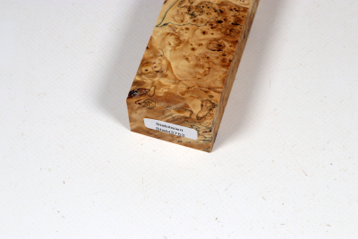 Knife Blank Horse Chestnut Burl stabilized - Stabi3753