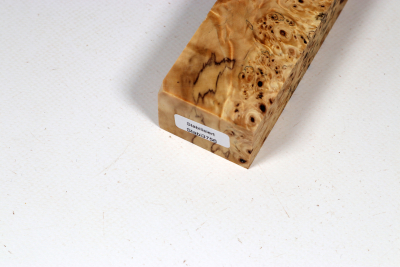 Messergriffblock Rosskastanie Maser stabilisiert - Stabi3756