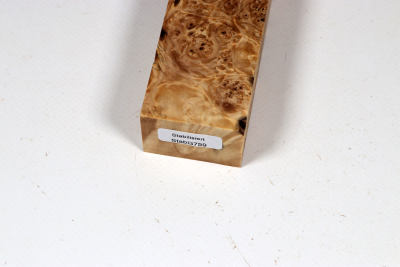 Knife Blank Horse Chestnut Burl stabilized - Stabi3759