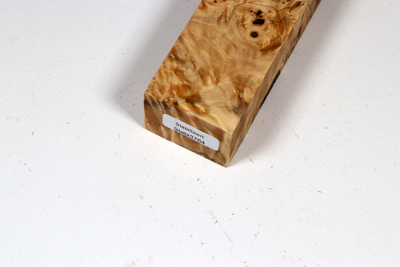 Messergriffblock Rosskastanie Maser stabilisiert - Stabi3764