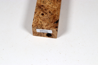 Messergriffblock Rosskastanie Maser stabilisiert - Stabi3765