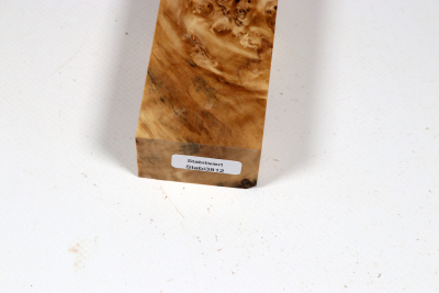 Knife Blank Horse Chestnut Burl stabilized - Stabi3812