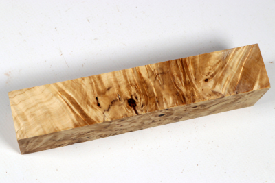Knife Blank Horse Chestnut Burl stabilized - Stabi3818