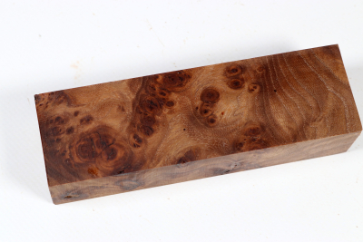 Knife Blank Elm Burl stabilized - Stabi3619