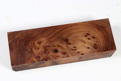 Knife Blank Elm Burl stabilized - Stabi3625