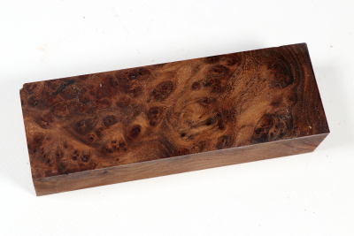 Knife Blank Elm Burl stabilized - Stabi3625