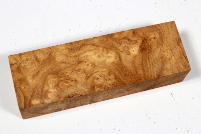 Messergriffblock Schnurbaum Maser - Schnu0260