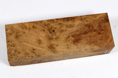 Knife Block Teak Burl - Teak0081