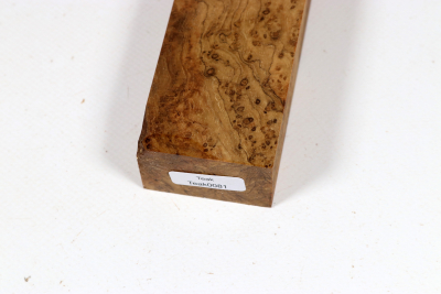 Knife Block Teak Burl - Teak0081
