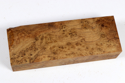 Knife Block Teak Burl - Teak0081