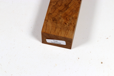Knife Block Teak Burl - Teak0090