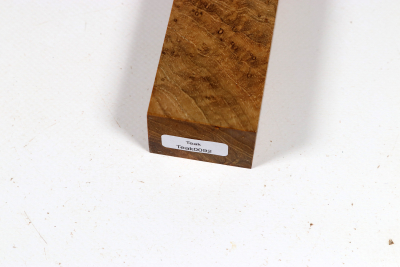 Knife Block Teak Burl - Teak0092