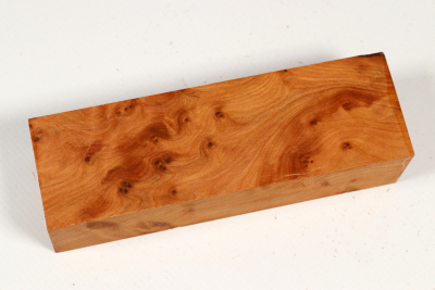 Messergriffblock Thuja Maser - ThujM1036