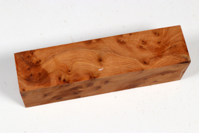 Messergriffblock Thuja Maser - ThujM1036