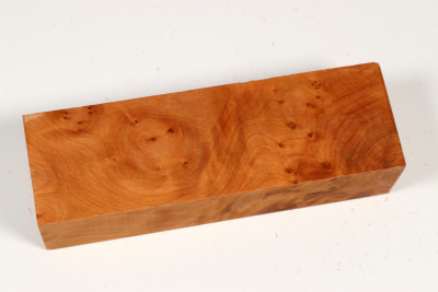 Messergriffblock Thuja Maser - ThujM1037