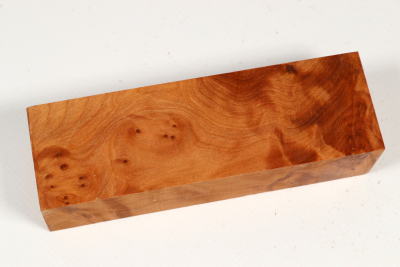 Messergriffblock Thuja Maser - ThujM1037