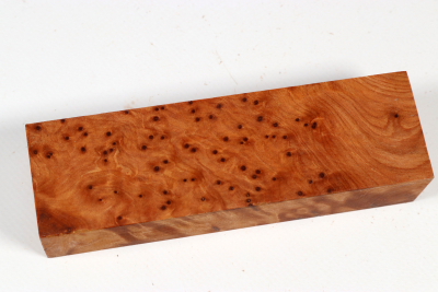 Messergriffblock Thuja Maser - ThujM1038