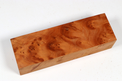 Knife Block Thuya Burl - ThujM1041