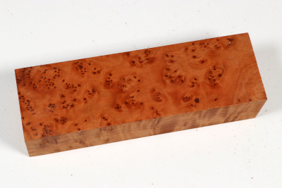 Knife Block Thuya Burl - ThujM1043