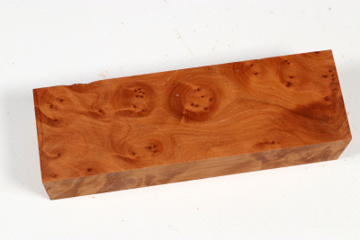 Messergriffblock Thuja Maser - ThujM1047
