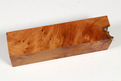 Messergriffblock Thuja Maser - ThujM1049