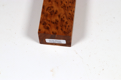 Messergriffblock Thuja Maser - ThujM1050