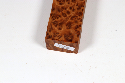 Messergriffblock Thuja Maser - ThujM1052