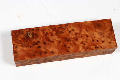 Messergriffblock Thuja Maser - ThujM1056