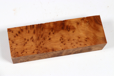 Knife Block Thuya Burl - ThujM1057