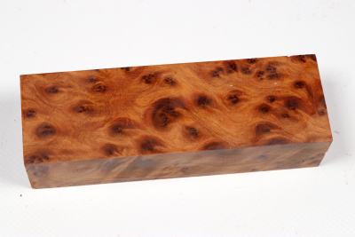 Messergriffblock Thuja Maser - ThujM1067