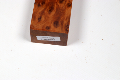 Messergriffblock Thuja Maser - ThujM1067