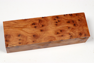 Messergriffblock Thuja Maser - ThujM1069