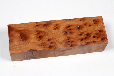 Messergriffblock Thuja Maser - ThujM1069
