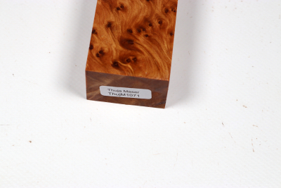 Messergriffblock Thuja Maser - ThujM1071