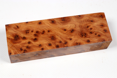 Messergriffblock Thuja Maser - ThujM1071