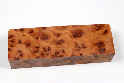 Messergriffblock Thuja Maser - ThujM1076