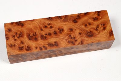 Messergriffblock Thuja Maser - ThujM1078