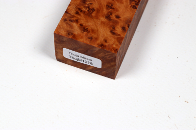 Messergriffblock Thuja Maser - ThujM1078