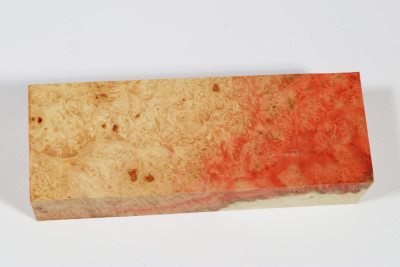 Knife Block Box Elder Maple Burl - EsAh0313
