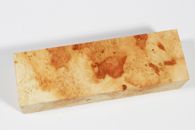 Knife Block Box Elder Maple Burl - EsAh0319