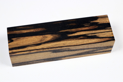 Messergriffblock schwarz-weiss Ebenholz - Sweben0762
