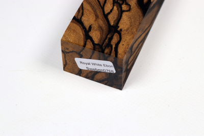 Messergriffblock schwarz-weiss Ebenholz - Sweben0768