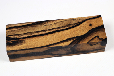 Messergriffblock schwarz-weiss Ebenholz - Sweben0770