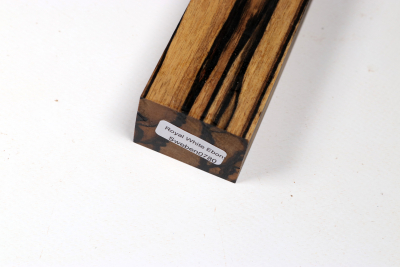 Messergriffblock schwarz-weiss Ebenholz - Sweben0780