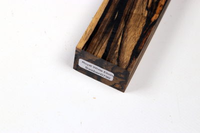 Messergriffblock schwarz-weiss Ebenholz - Sweben0790