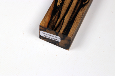 Messergriffblock schwarz-weiss Ebenholz - Sweben0783