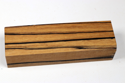 Messergriffblock schwarz-weiss Ebenholz - Sweben0784