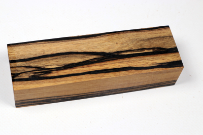 Messergriffblock schwarz-weiss Ebenholz - Sweben0785