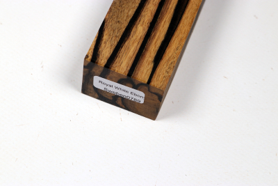 Messergriffblock schwarz-weiss Ebenholz - Sweben0789