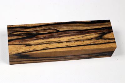 Messergriffblock schwarz-weiss Ebenholz - Sweben0796